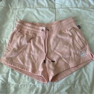 Reebok Pink Sweatshorts size Small